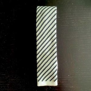 Mens striped skinny tie